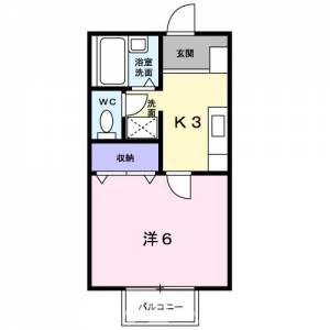 エトワールハイツ 202の間取り画像