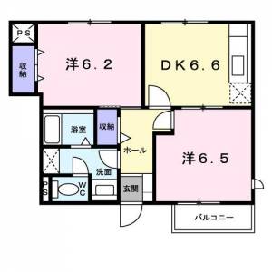 アメニティＡ・Ｓ 102の間取り画像