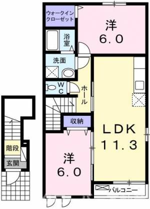 エミネンス 202の間取り画像