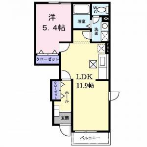 サニー・エクセレント　Ｂ 103の間取り画像