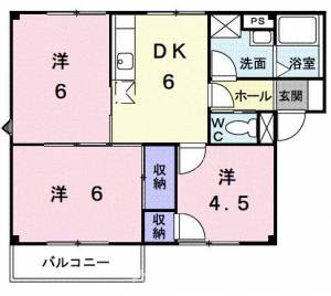 プラドール邦Ｃ 201の間取り画像