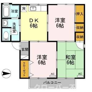 セジュールKEI Ａ／Ｂ棟 B 101の間取り画像