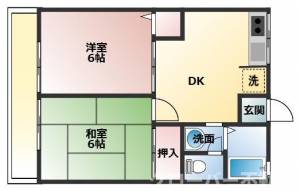 グランコートエース 101の間取り画像