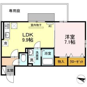 ルクラン 103の間取り画像