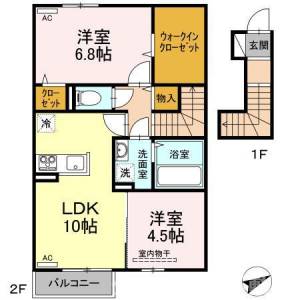 ナーブ観音寺 202の間取り画像