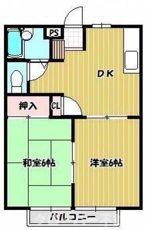 フォブール郡家 １０１の間取り画像