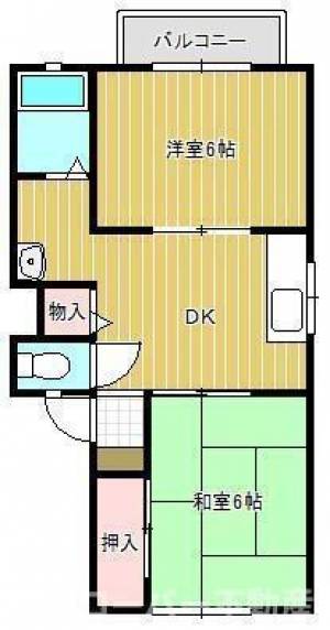 コーポサンシャイン Ａ２０２の間取り画像