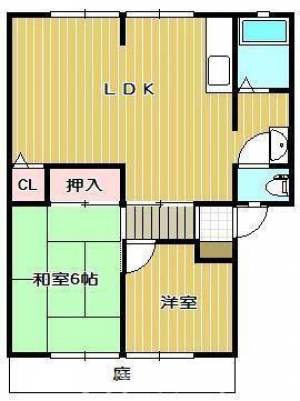 グリーンヒルズ九重田Ａ棟 １０２の間取り画像