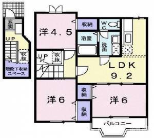 ヌーベル稲木　Ｂ 201の間取り画像