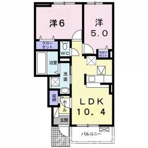 シンフォニー土器 102の間取り画像