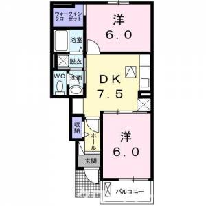 ＪａｄｅＨｏｕｓｅ　Ｂ 103の間取り画像