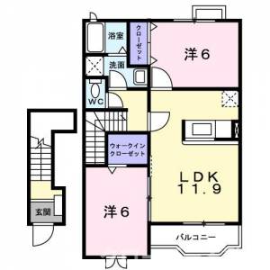 アルカンシェルＢ 202の間取り画像