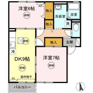 サンガーデン 105の間取り画像