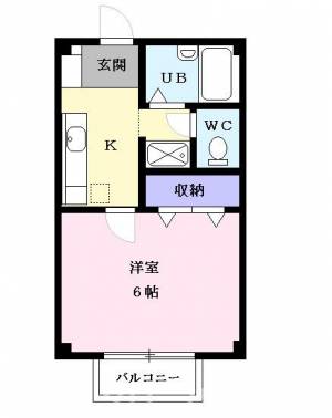 イグレック。楯　Ｂ 203の間取り画像