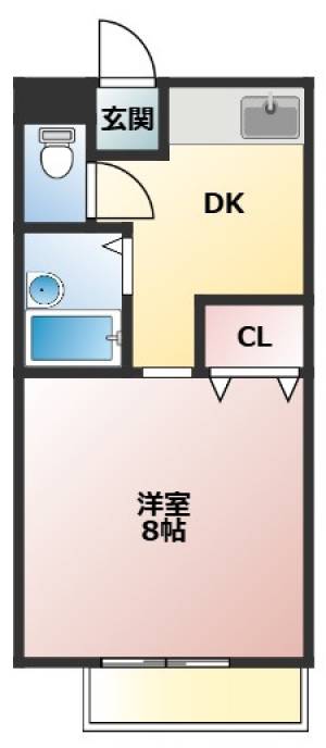 ビリオネア秋山C 101の間取り画像