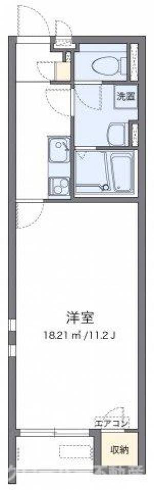 クレイノリアン 201の間取り画像