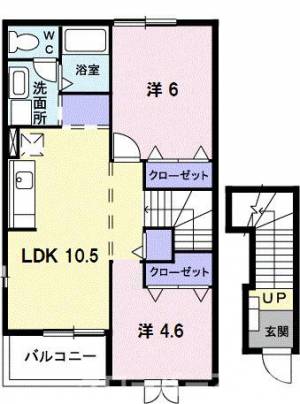 アヴニールＢ 201の間取り画像