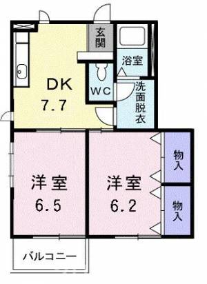 ハート・フォートＣ 103の間取り画像