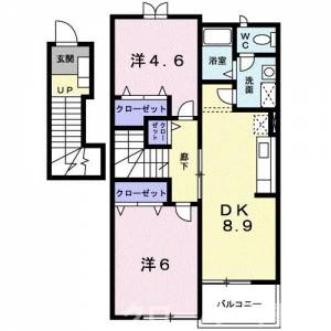 サウス・ソレイユ　Ｂ 202の間取り画像