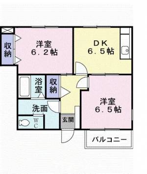 ラ・フォンダ　Ｂ 103の間取り画像