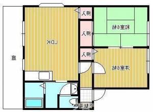 ピュアハイム １０２の間取り画像