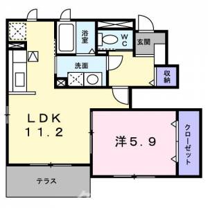 サウスリッチ・Ｕ 103の間取り画像