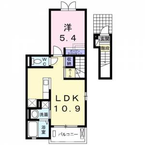 エルベッタ城東 201の間取り画像