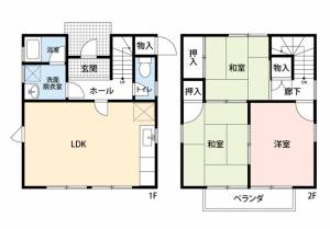 飯野ハイツⅠ（14号） 14の間取り画像