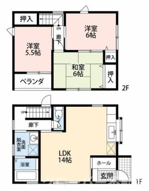 飯野ハイツⅣ（45号） 45の間取り画像