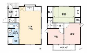 飯野ハイツⅡ（17号） 17の間取り画像