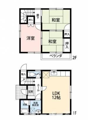 飯野ハイツⅠ（7号） 7の間取り画像