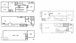 高松市 福田町 (瓦町駅) の売店舗 の間取り画像