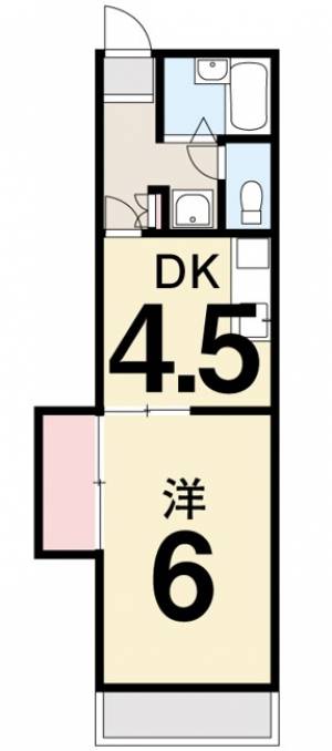 ヴィラ・アンソレイエ亀田町 305の間取り画像