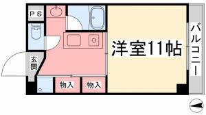 コンフォルト天山 2階 の間取り画像