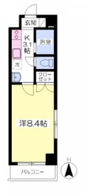 ブラウンハイム味酒 1階 の間取り画像