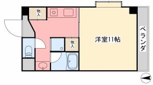 コンフォルト天山 3階 の間取り画像