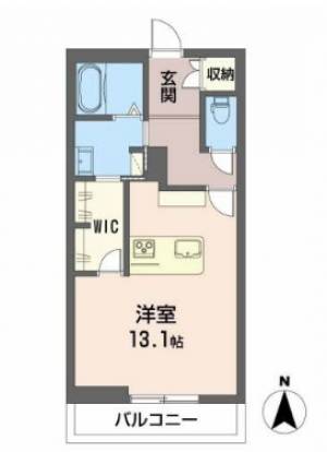 シャーメゾン小坂 2階 の間取り画像