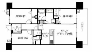 デュオヒルズ岩崎町レジデンス 8階 の間取り画像