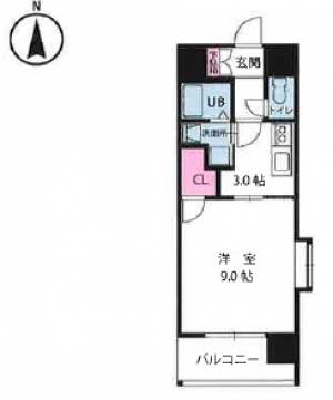 フェリックス鉄砲町 4階 の間取り画像