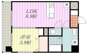 ＩＬＭａｒｅ柳井町 3階 の間取り画像