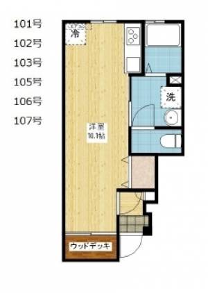 アルト桑原Ⅱ 1階 の間取り画像