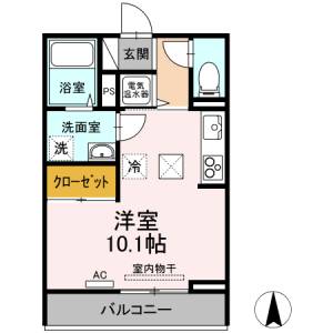 セジュールMC 1階 の間取り画像