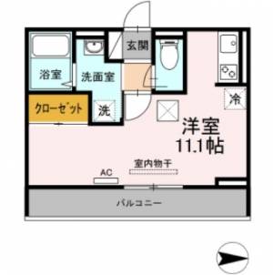 カトレアⅢ 1階 の間取り画像