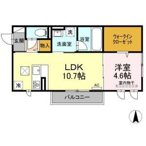 セントラル南江戸 2階 の間取り画像