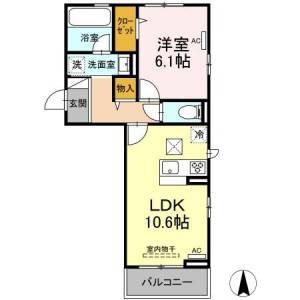 フォレスト和泉　A棟 1階 の間取り画像