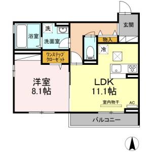 リナーシェ古川北 1階 の間取り画像