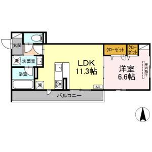 Asakawa1 2階 の間取り画像