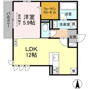 Asakawa1 2階 の間取り画像