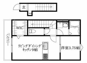 ＬＵＭＩＥＬＥ高岡 2階 の間取り画像