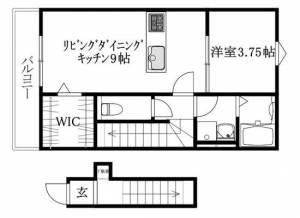 ＬＵＭＩＥＬＥ高岡 2階 の間取り画像